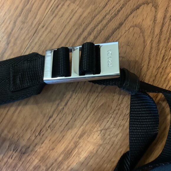 Prada Blue Tessuto Montagna Nylon Camera Bag - Picture 11 of 11